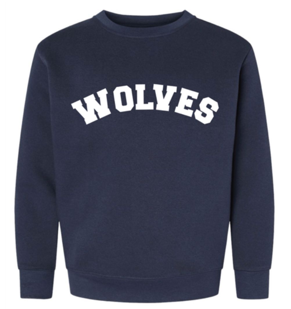 Navy Wolves Sweatshirt