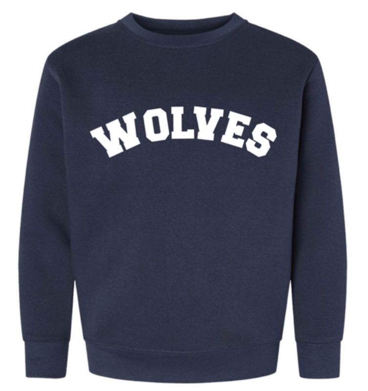 Navy Wolves Sweatshirt