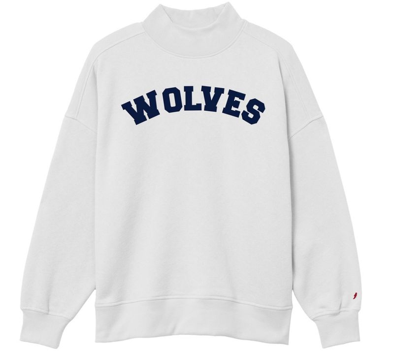 White Mockneck