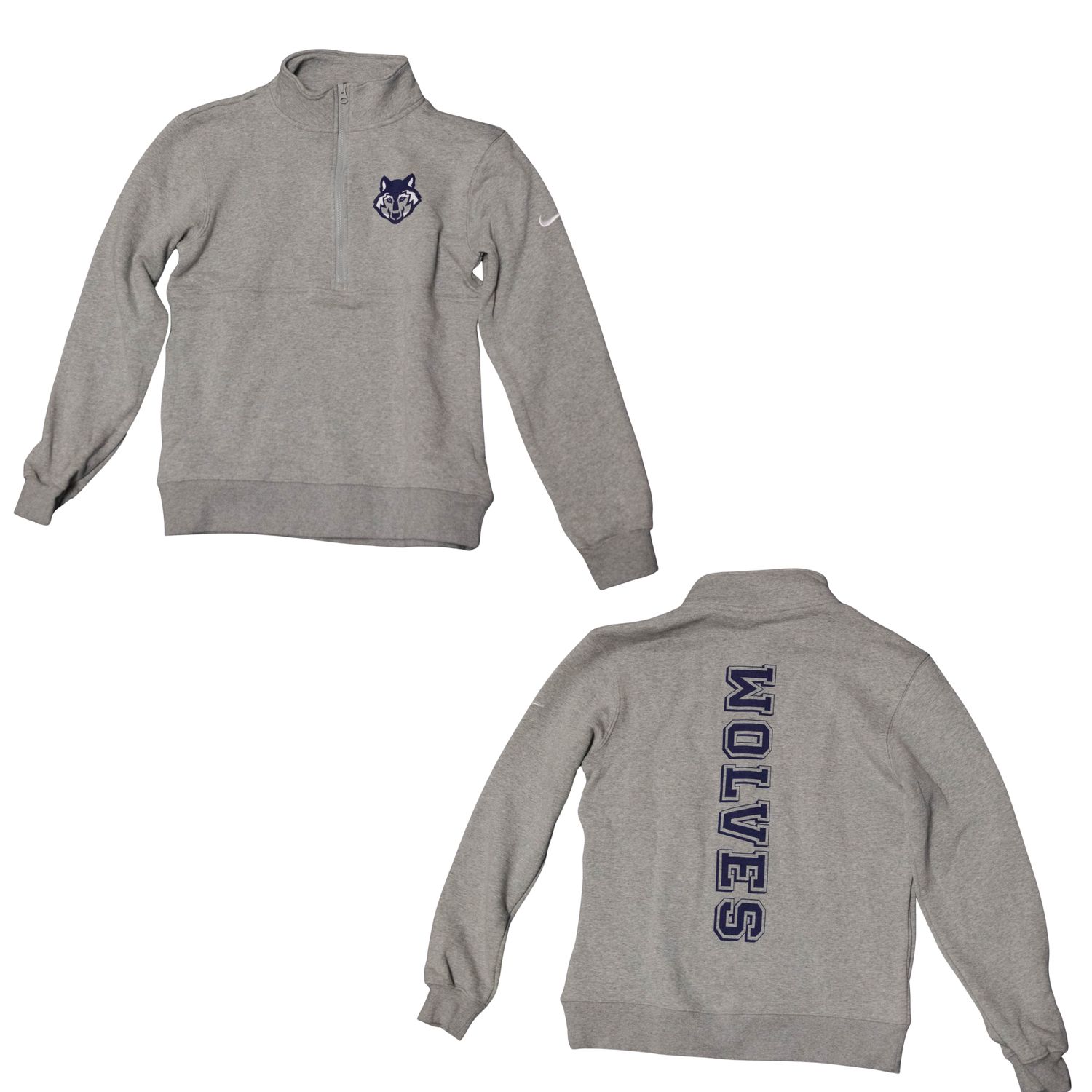 Nike Grey Quarter Zip - Adult