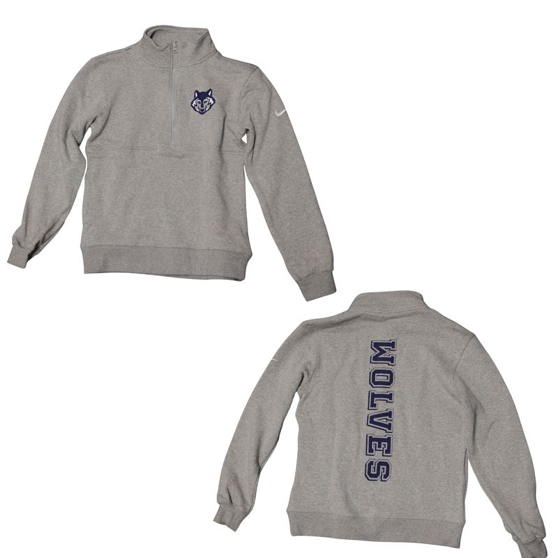 Nike Grey Quarter Zip - Adult