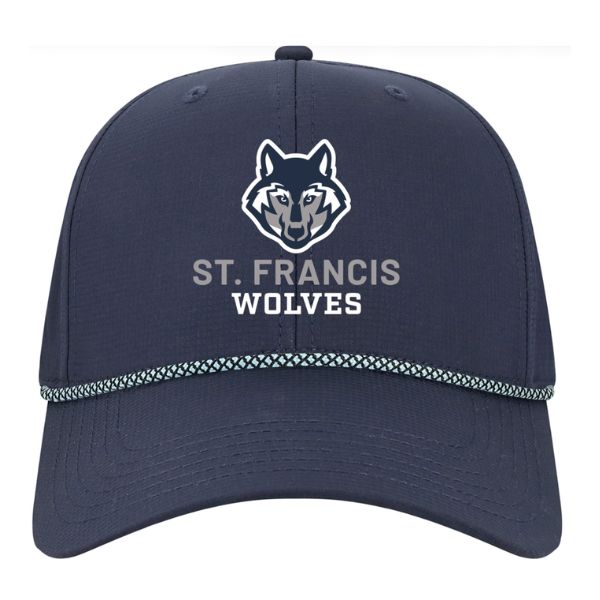Navy St. Francis Wolves Hat