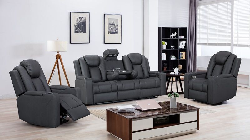 Rubicon 3-Seater and Two Matching Recliners