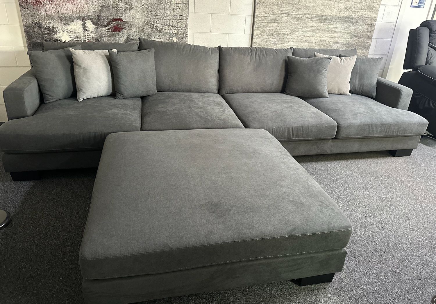 Derwent 4 Seater with Large Ottoman