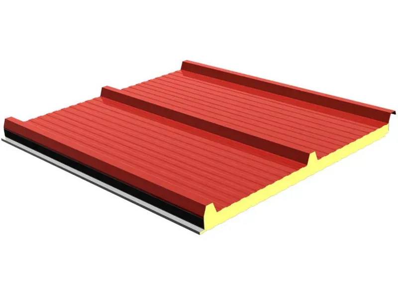 Panel sandwich cubierta 3 grecas ganadero 60mm