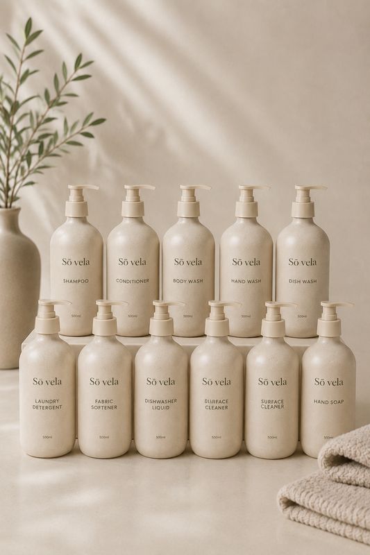 ​Sō vela™ Branded Empty Bottles — 500ml (Pack of 10)