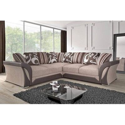 Shannon Corner Sofa- Chenille Fabric Sofa