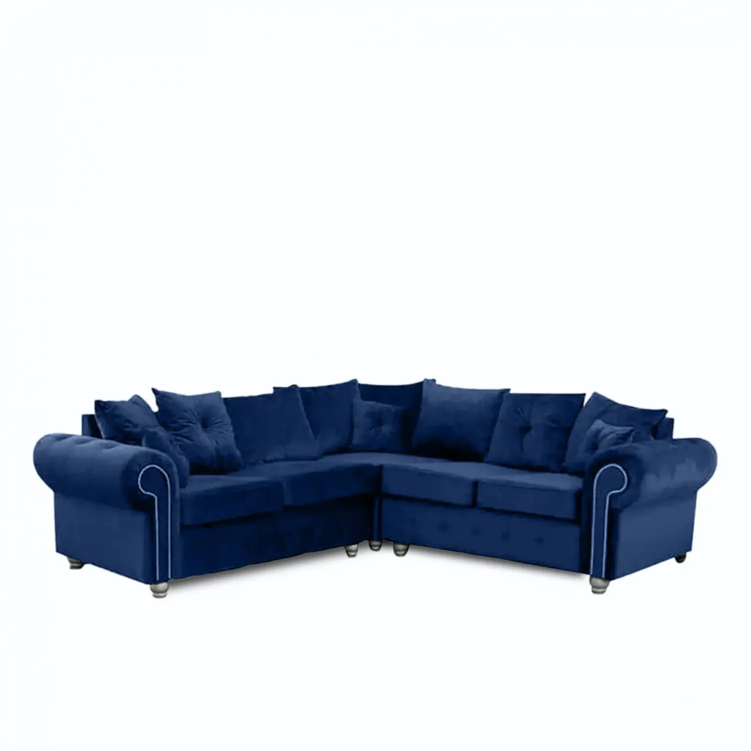 Plush Velvet Ashwin Corner Sofa