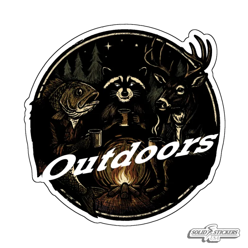 Outdoors Stickers