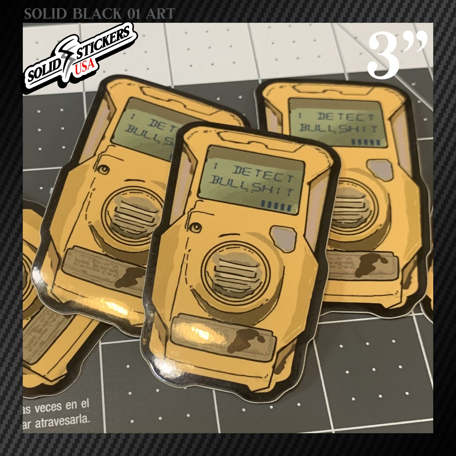 H2S Monitor BS Detector Vinyl Sticker