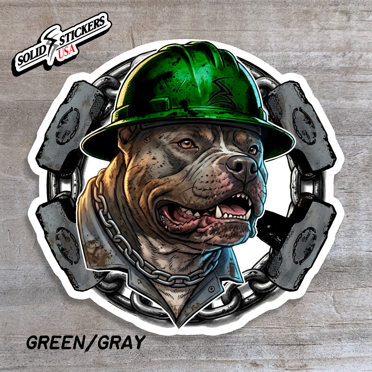 American Bully Oilfield Vinyl Sticker