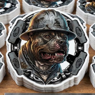 American Bully Oilfield Vinyl Sticker