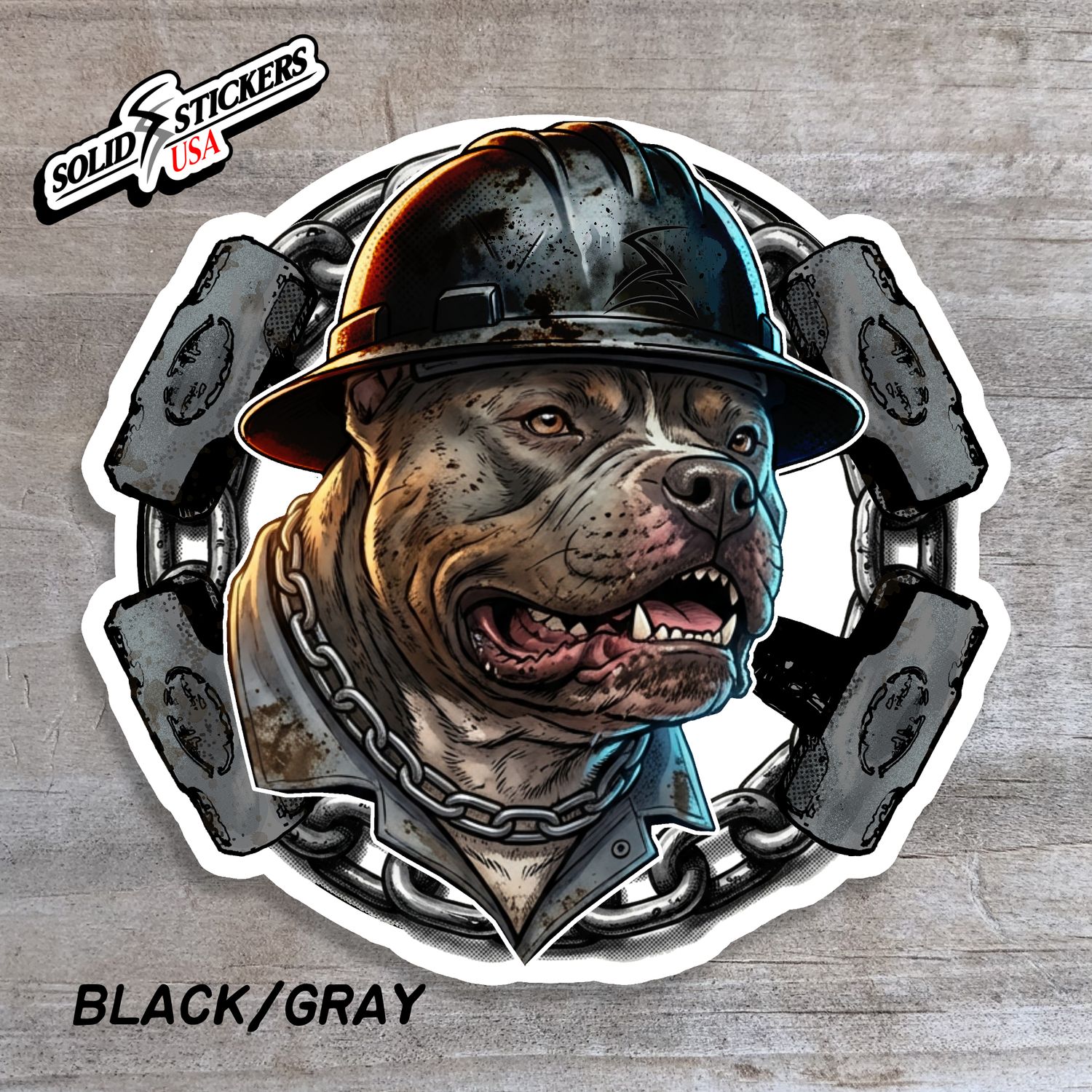 American Bully Oilfield Vinyl Sticker