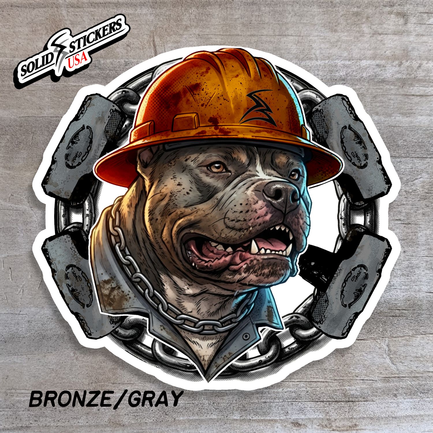 American Bully Oilfield Vinyl Sticker