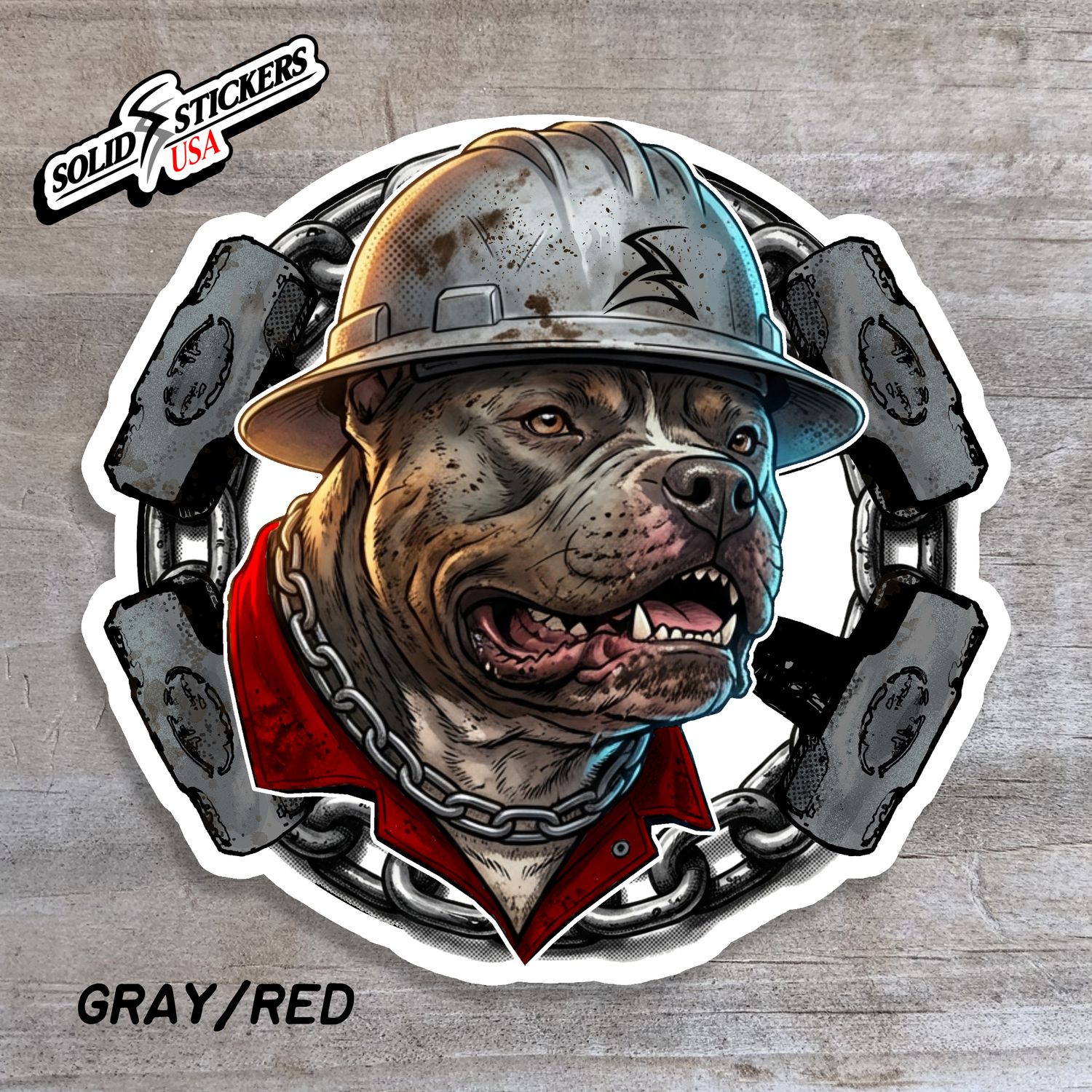 American Bully Oilfield Vinyl Sticker