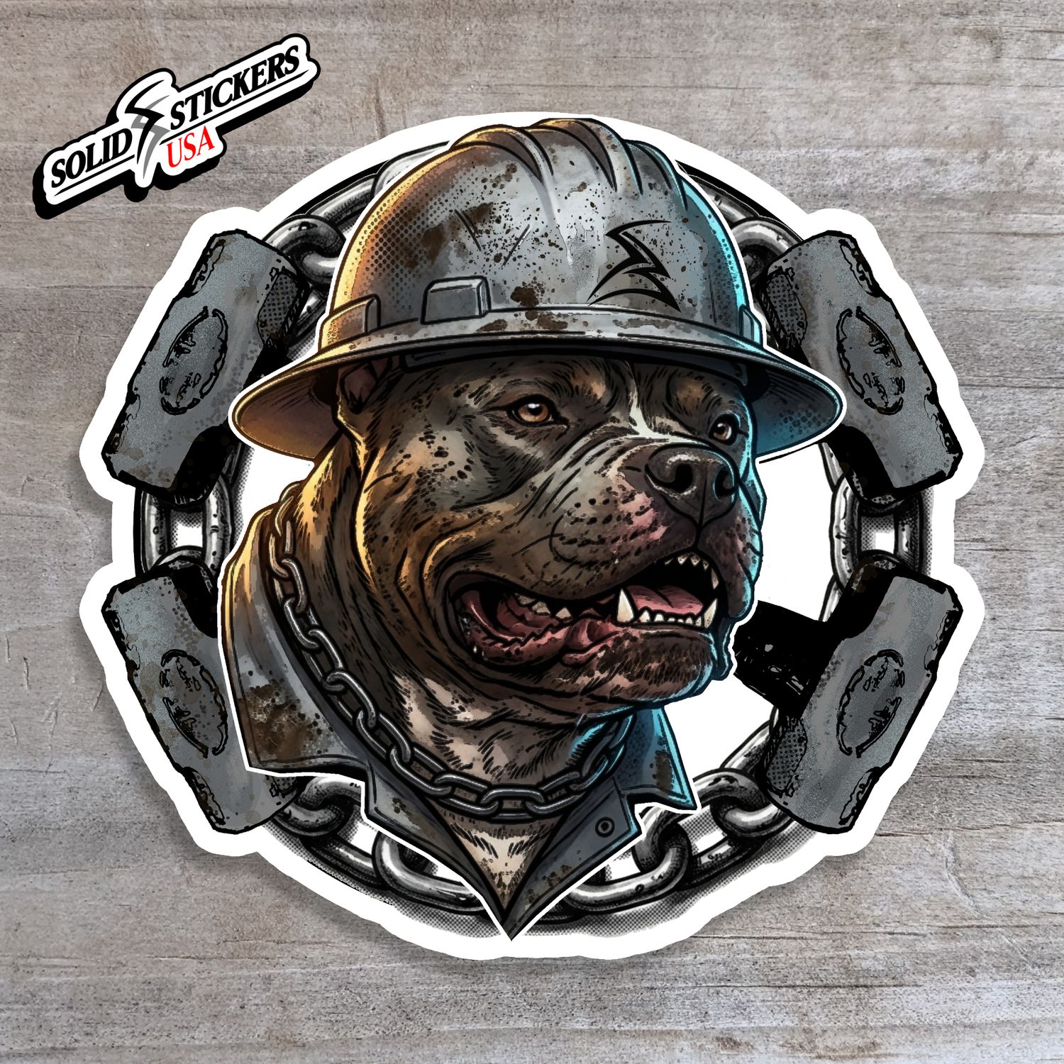 American Bully Oilfield Vinyl Sticker