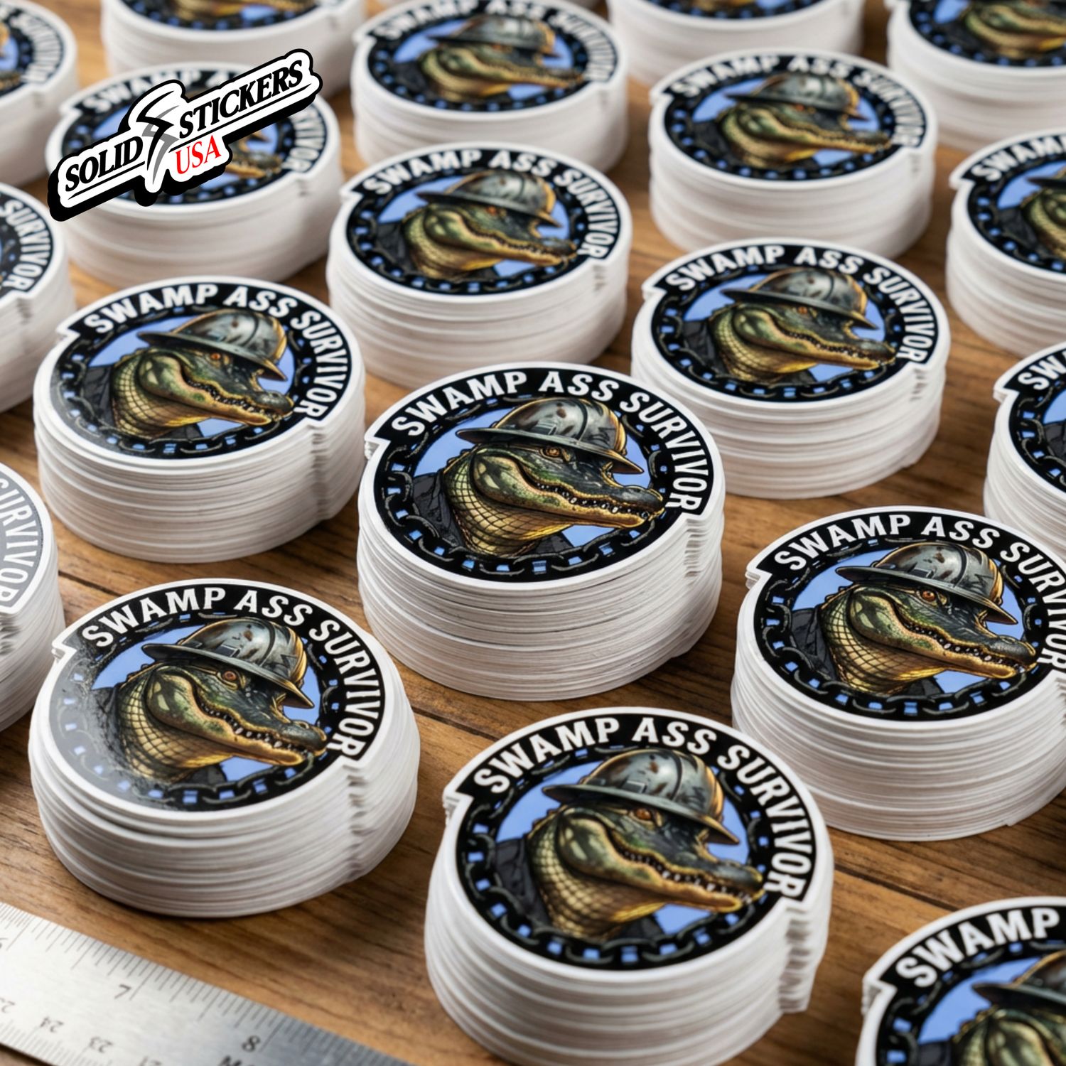 Swamp Ass Survivor Vinyl Sticker