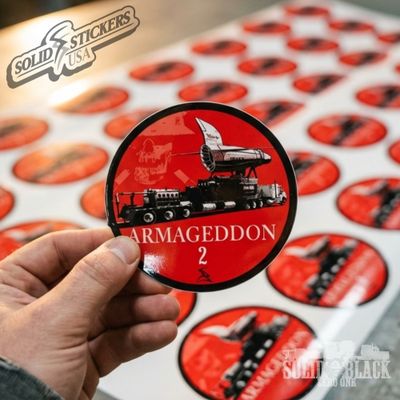 Armageddon 2 Frac Pump Vinyl Sticker