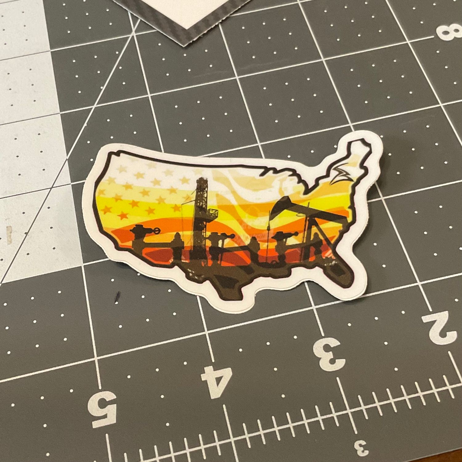 USA Oilfield Vinyl Sticker