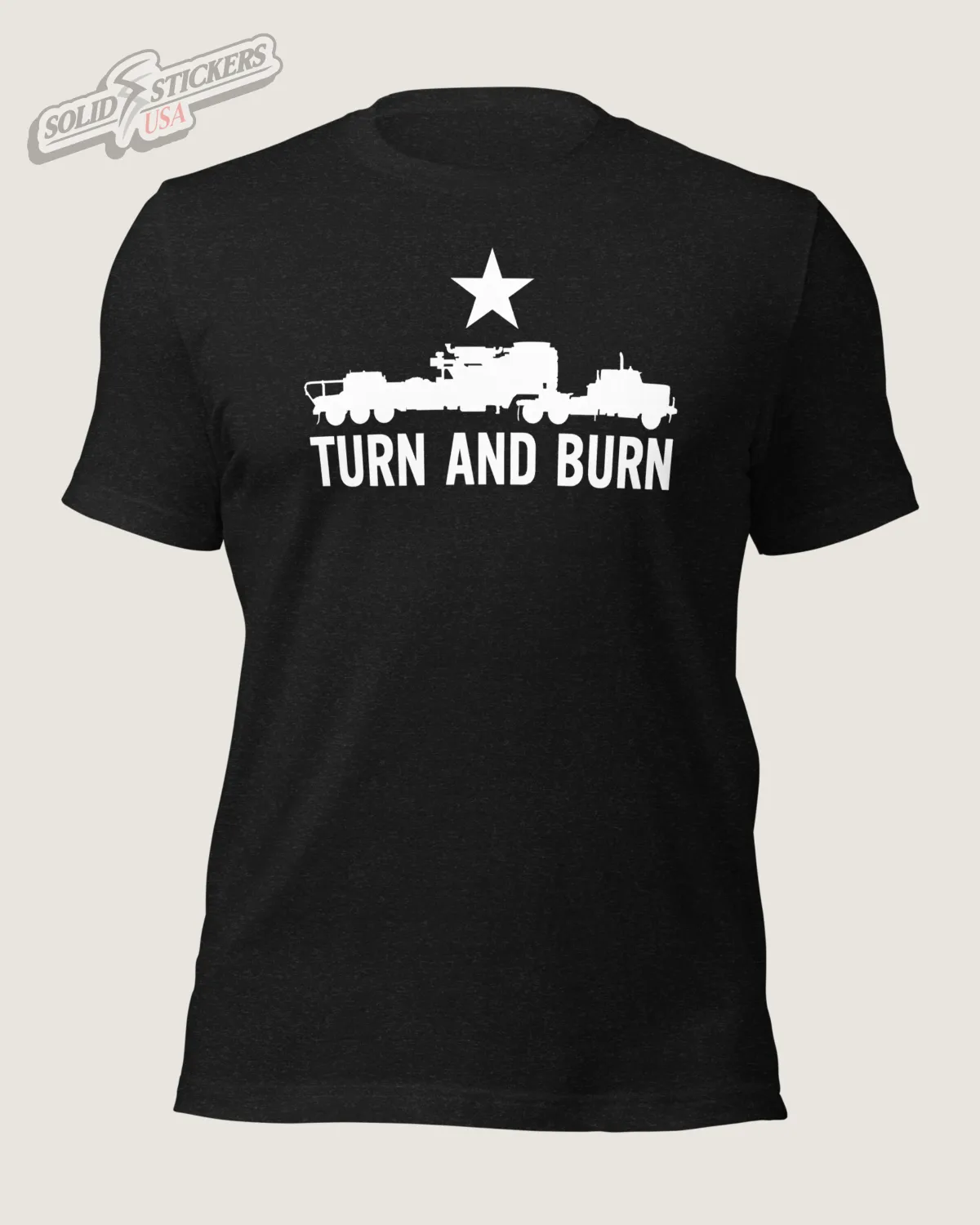 Frac Pump Turn And Burn Soft Style Graphic Tee