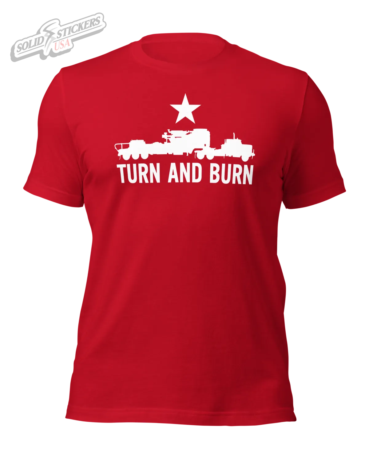 Frac Pump Turn And Burn Soft Style Graphic Tee