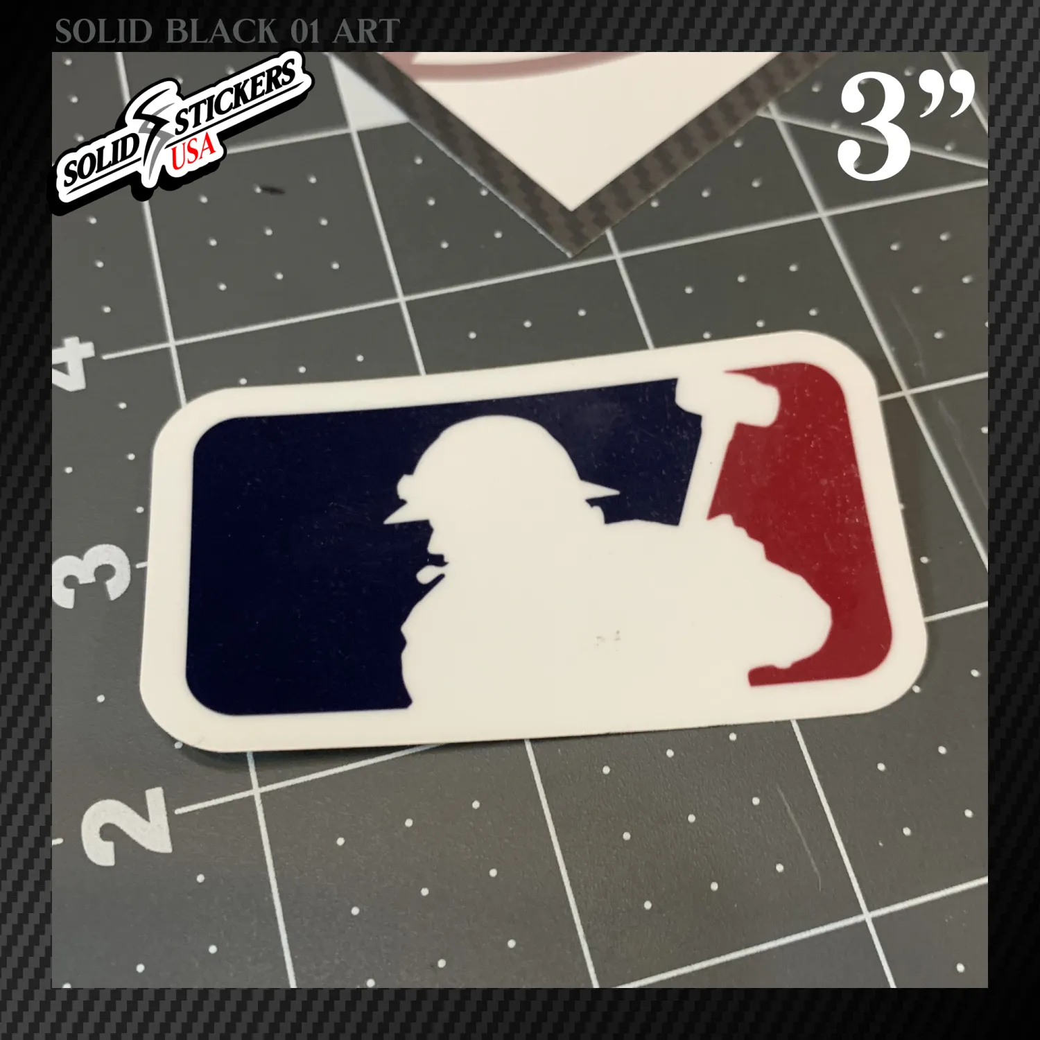Major League Frac Vinyl Sticker