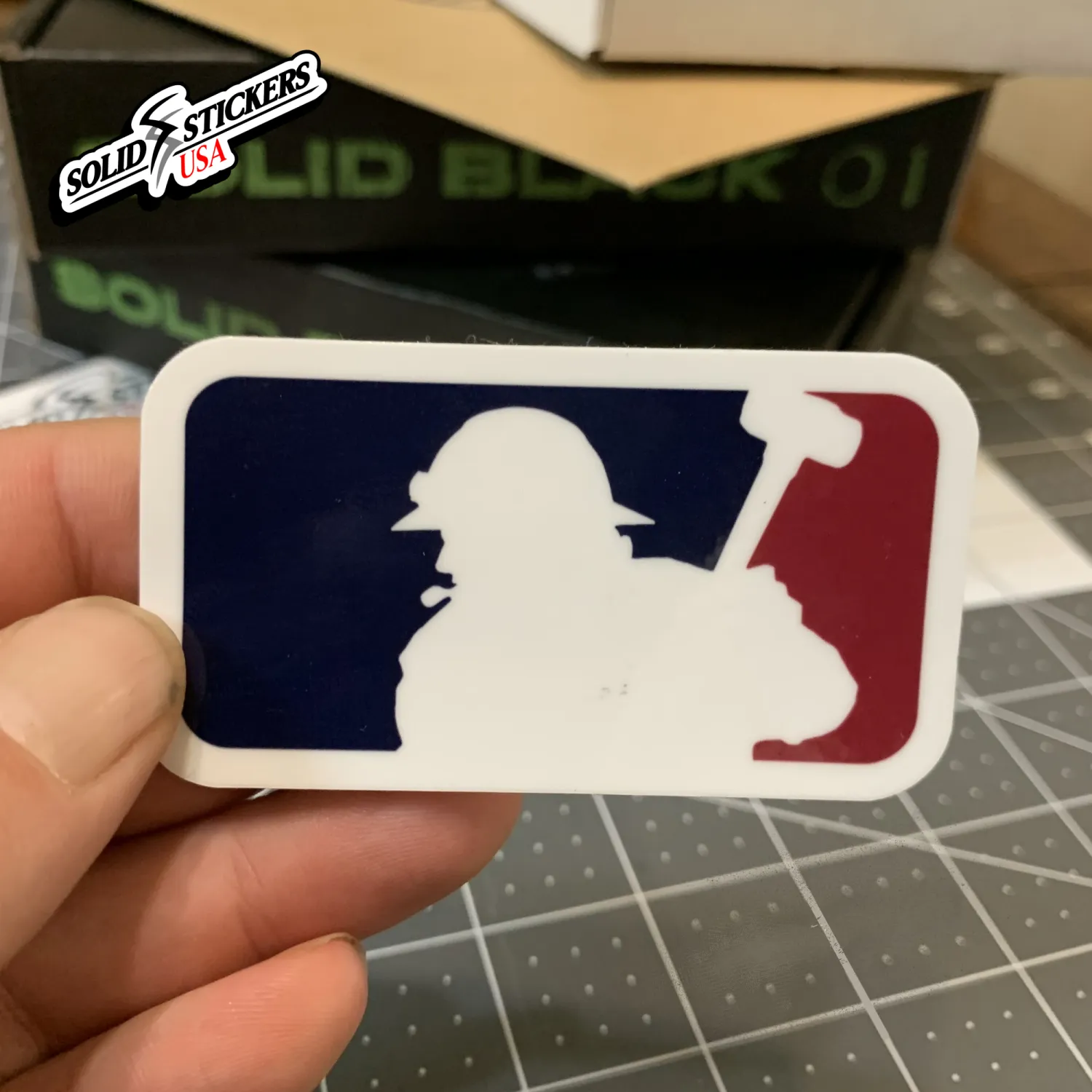 Major League Frac Vinyl Sticker
