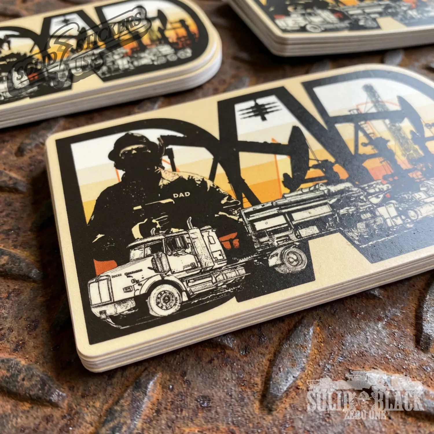 Oilfield Dad Vinyl Sticker