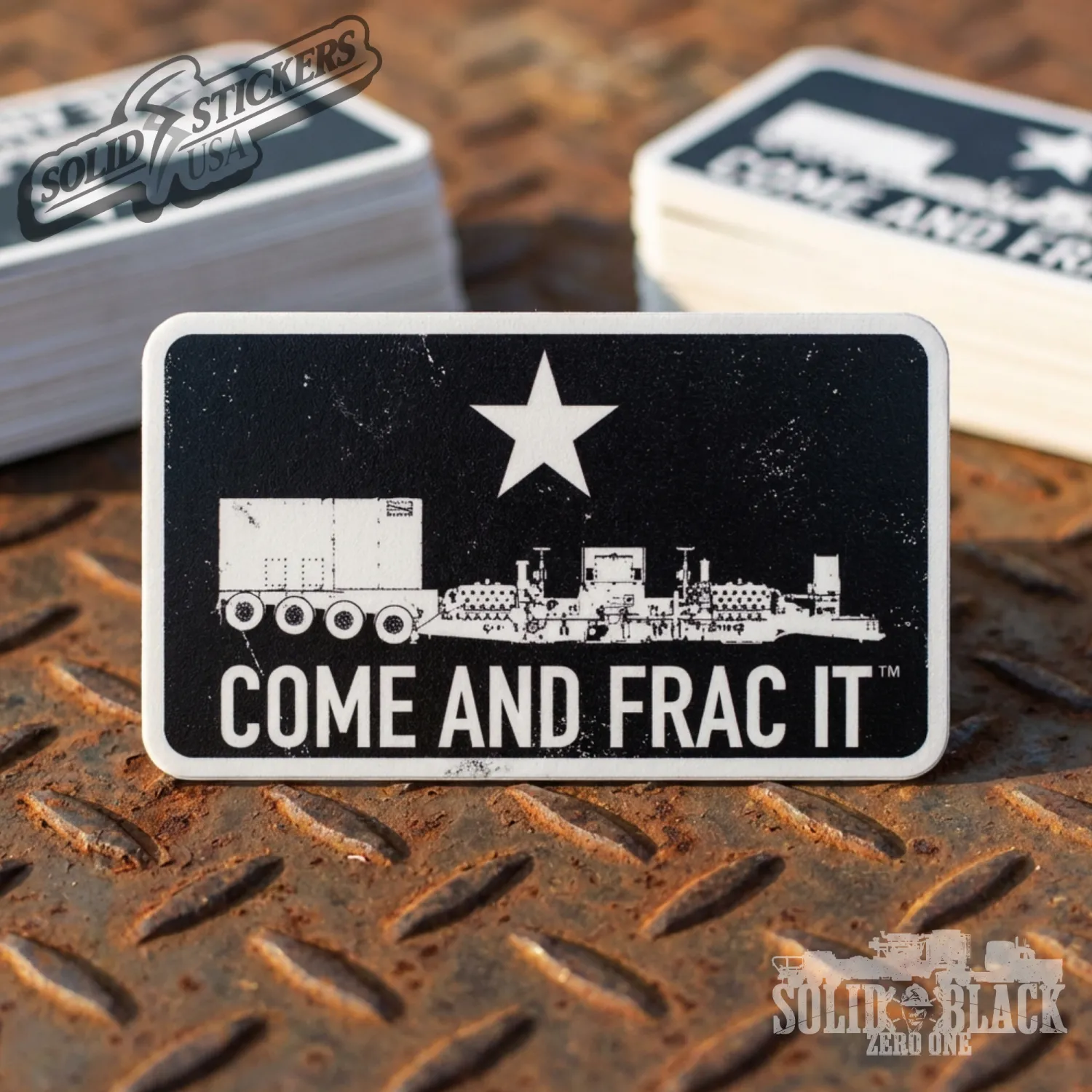 Come And Frac It Electric Pump Vinyl Sticker