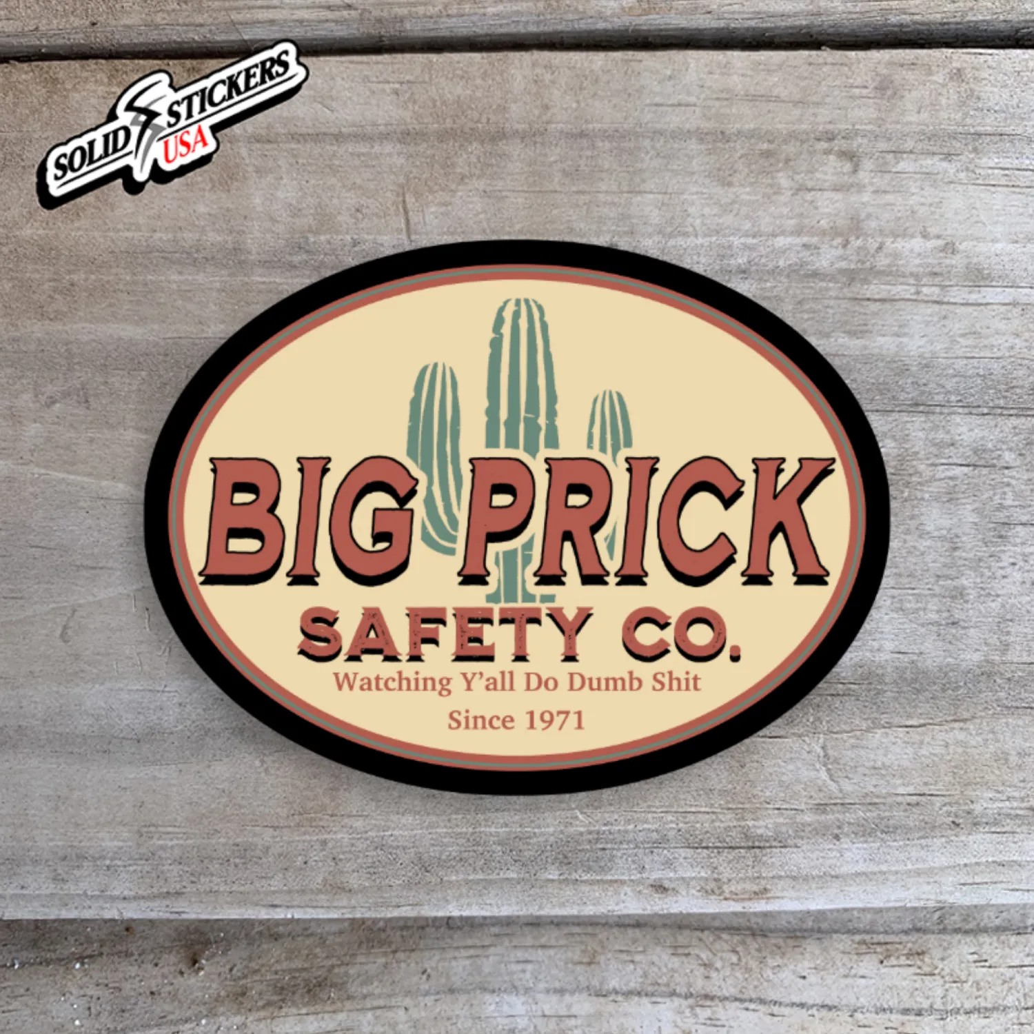 Big Prick Safety Co. Vinyl Sticker