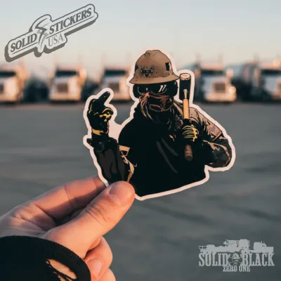 Frac Salute Vinyl Sticker