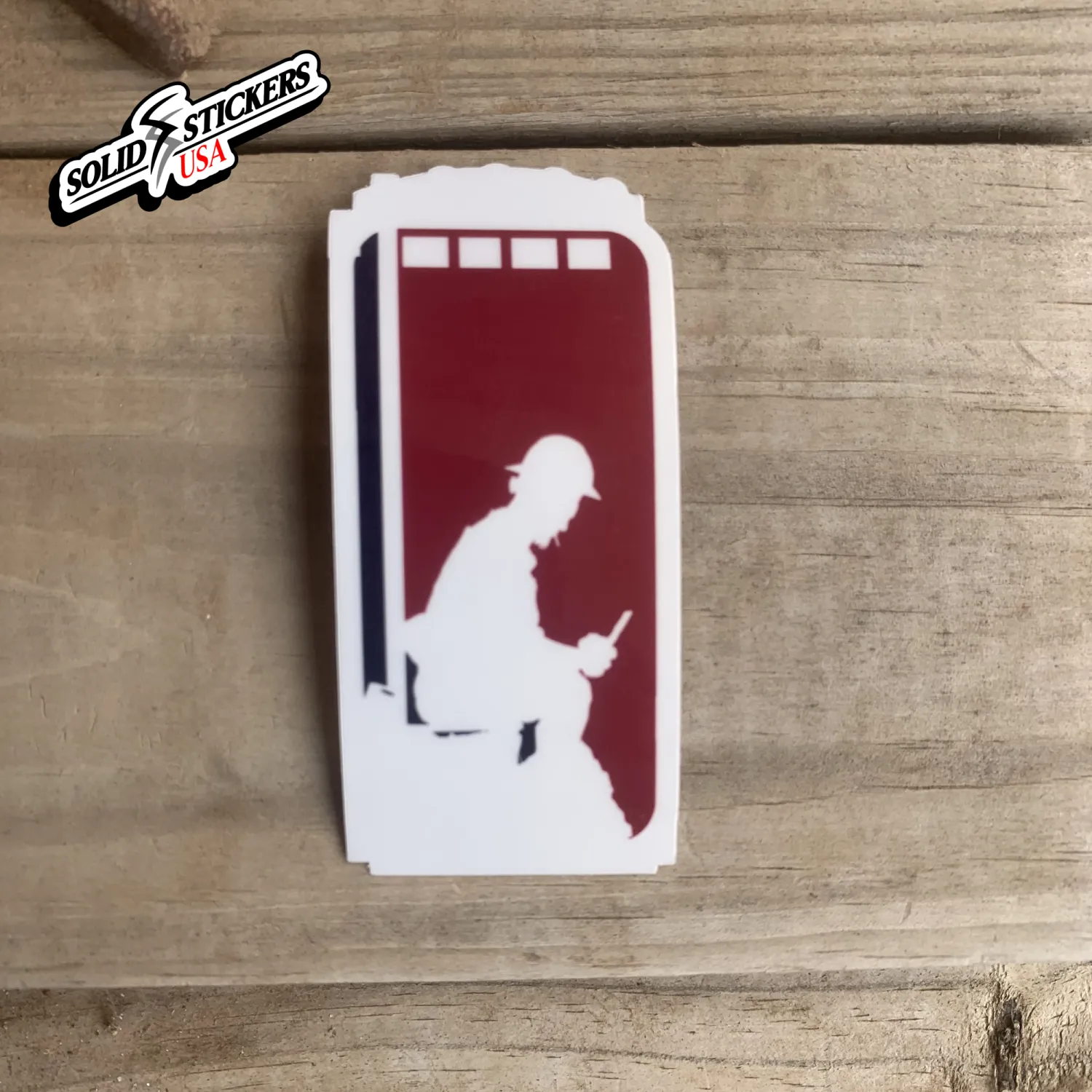 Pro Blue Room Operator Vinyl Sticker