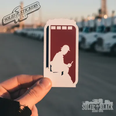 Pro Blue Room Operator Vinyl Sticker