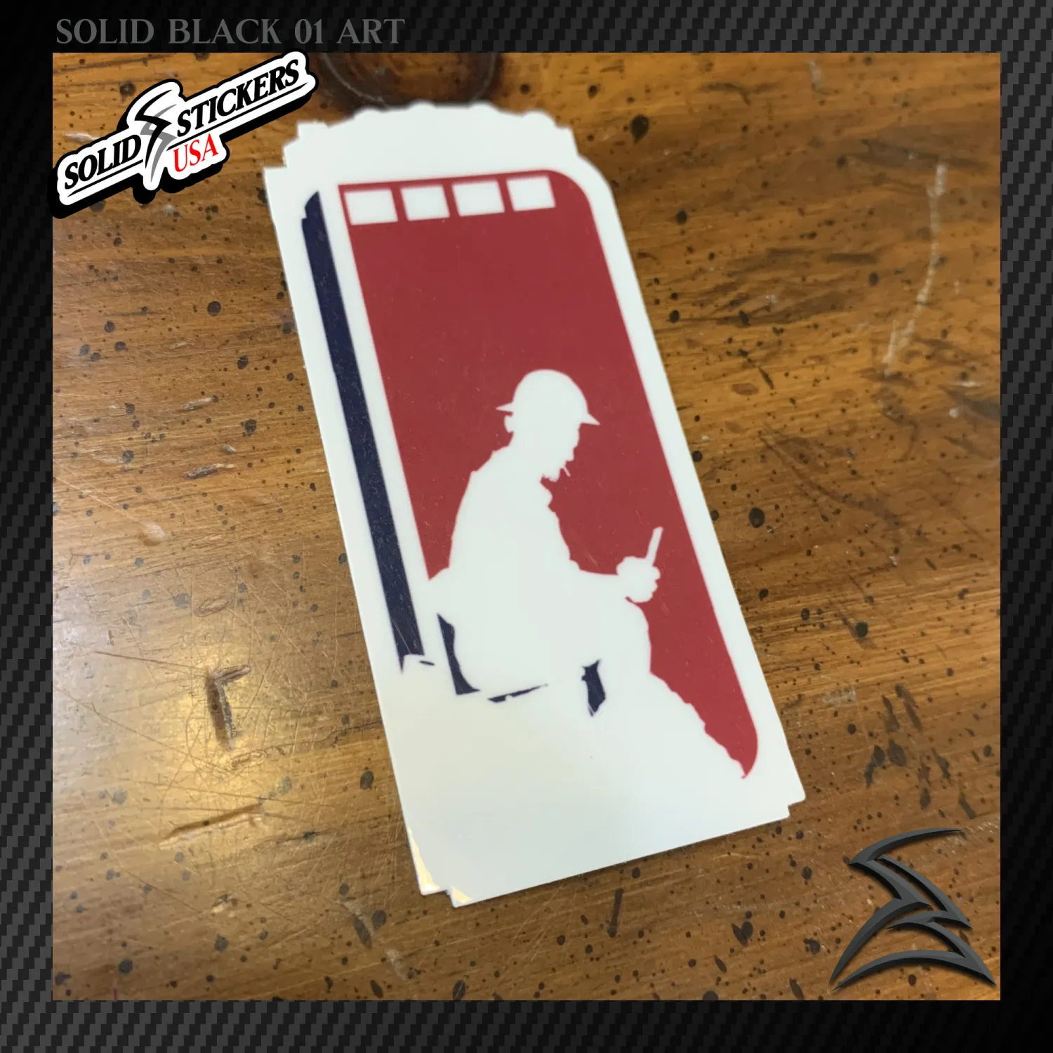 Pro Blue Room Operator Vinyl Sticker