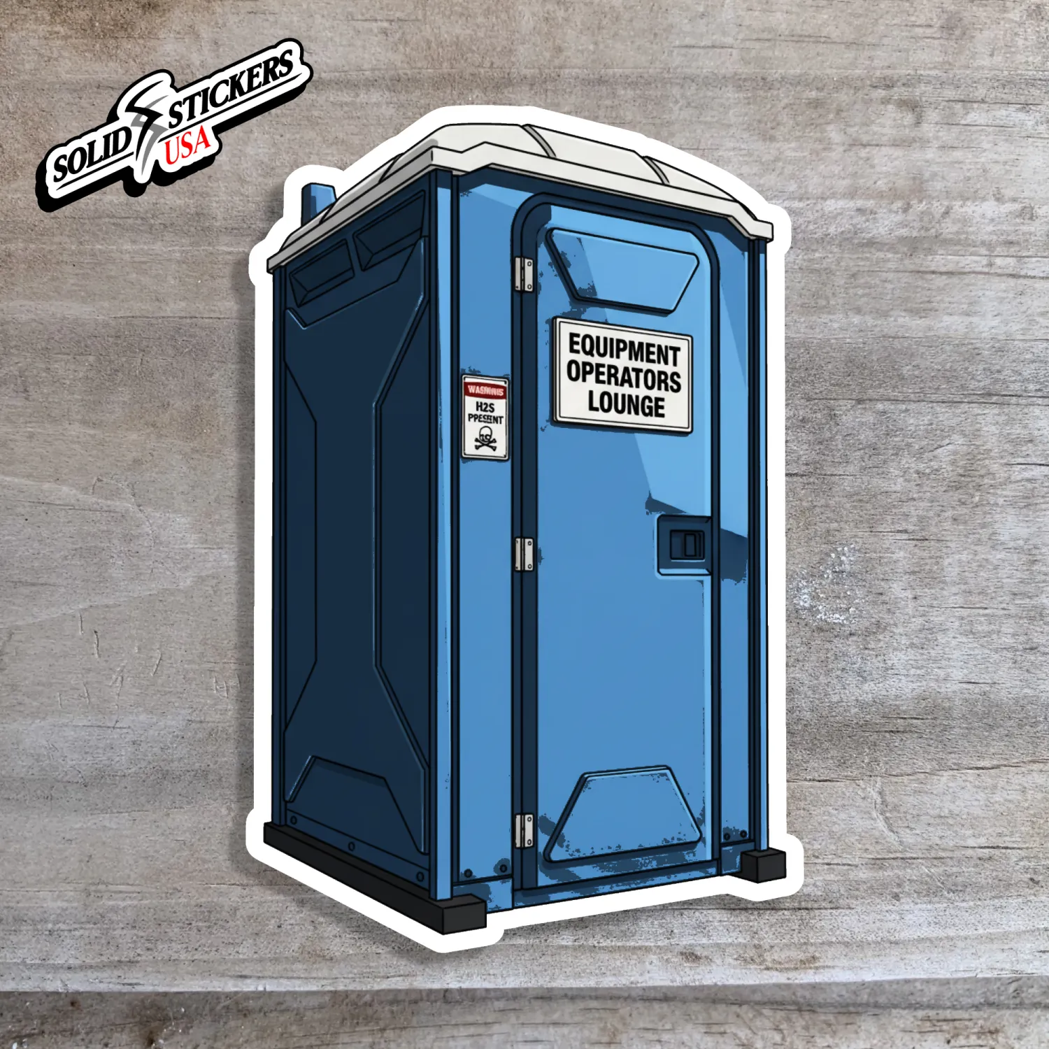 Equipment Operator Lounge Vinyl Sticker