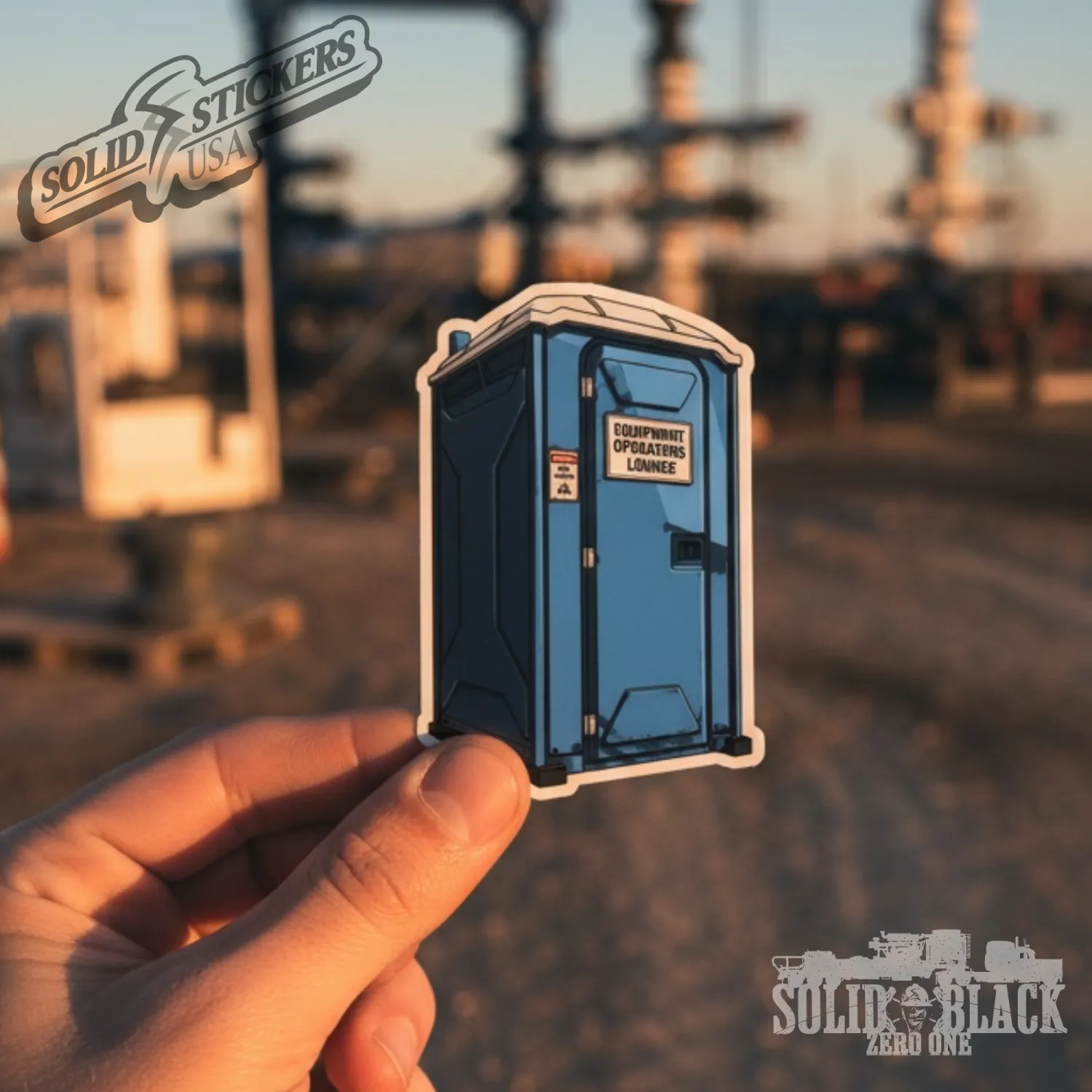 Equipment Operator Lounge Vinyl Sticker