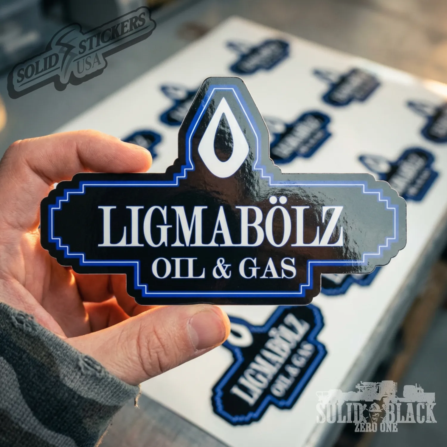 Ligmabolz Oil &amp; Gas Vinyl Sticker