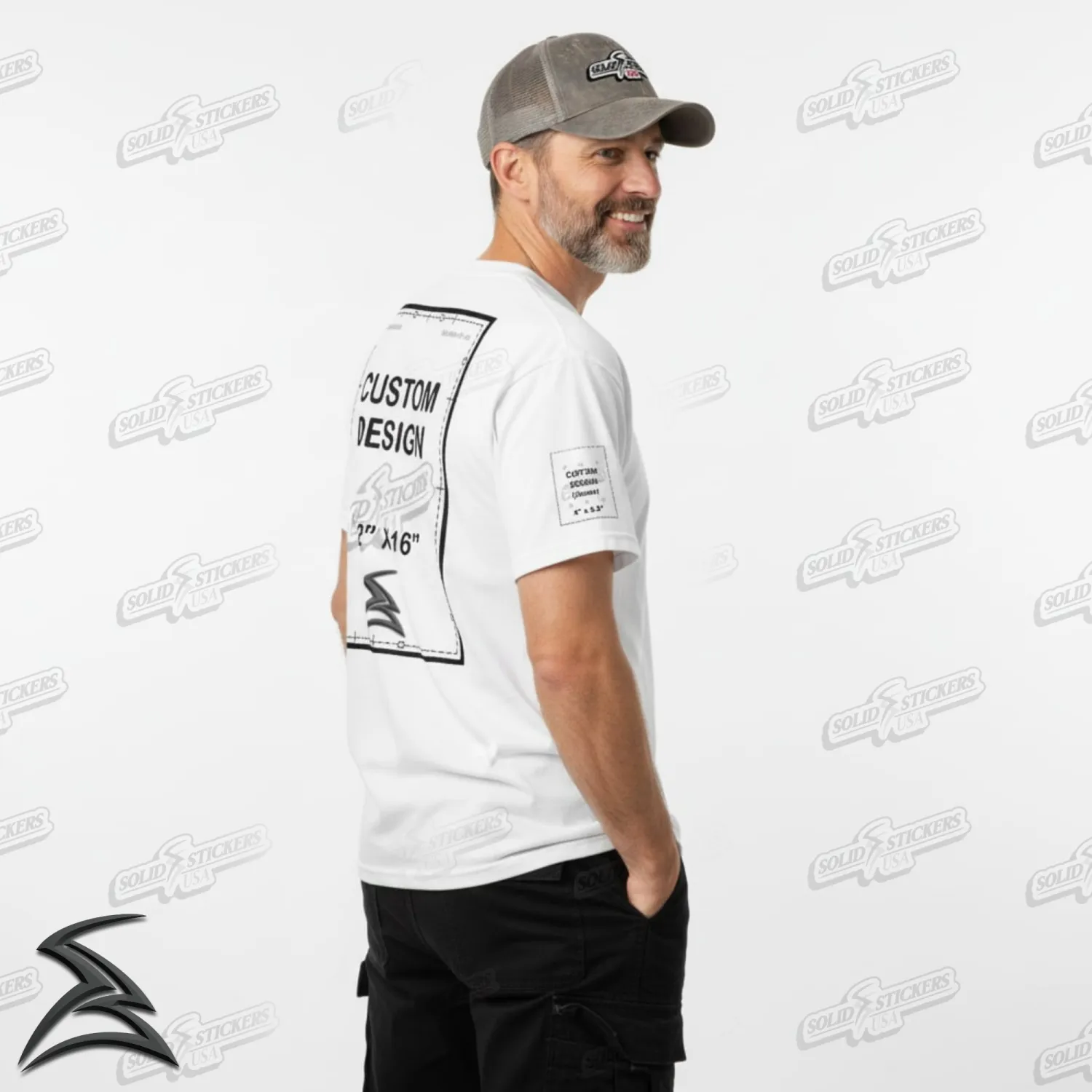 Custom T-Shirts for Men Women - Personalized Tees with Text, Logos or Designs