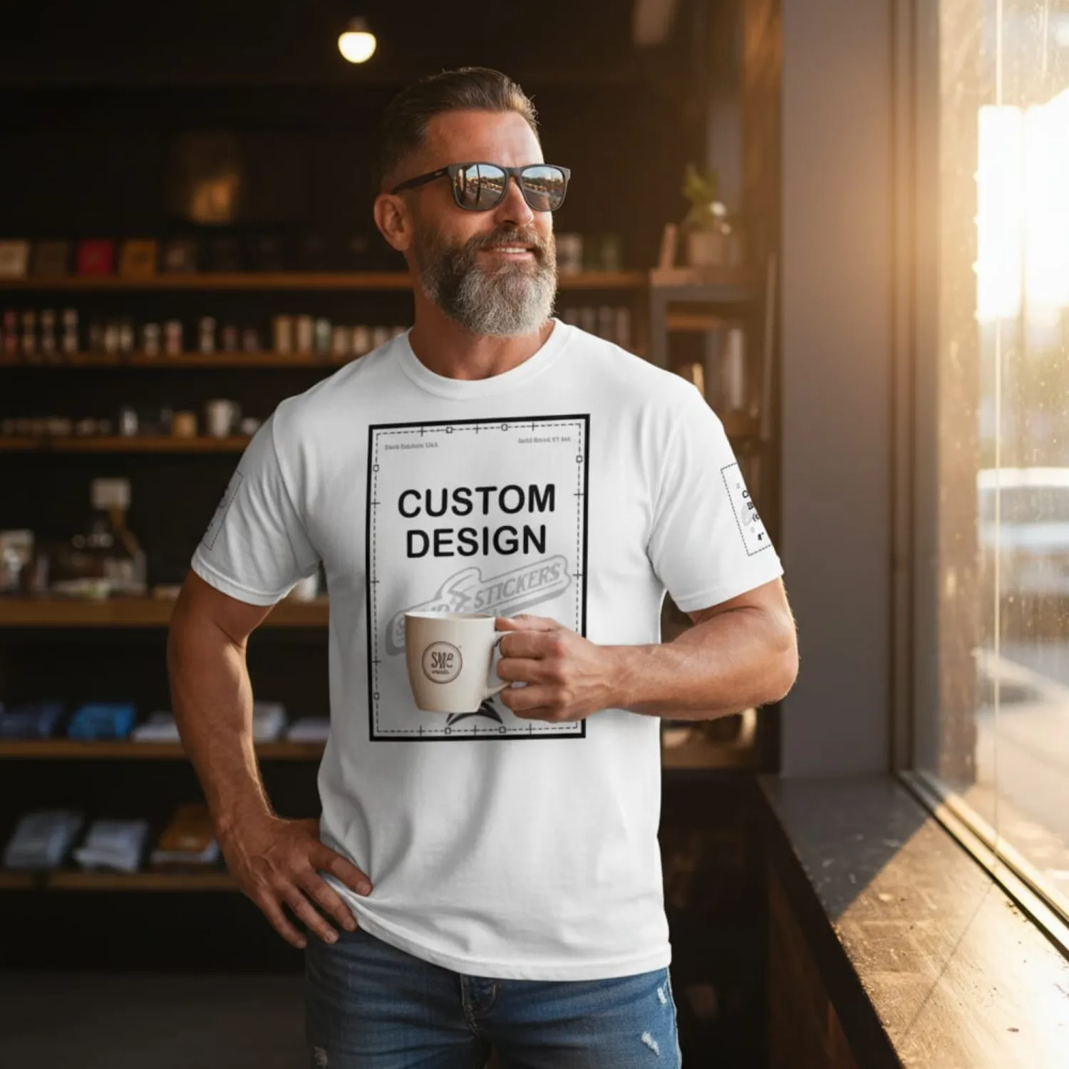 Custom T-Shirts for Men Women - Personalized Tees with Text, Logos or Designs