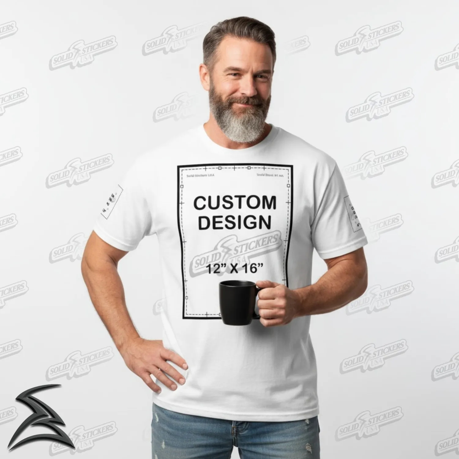 Custom T-Shirts for Men Women - Personalized Tees with Text, Logos or Designs