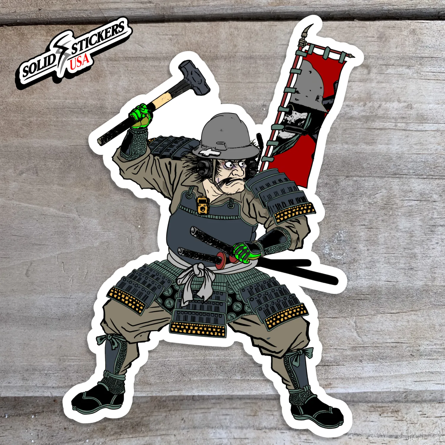 Frac Samurai Vinyl Sticker