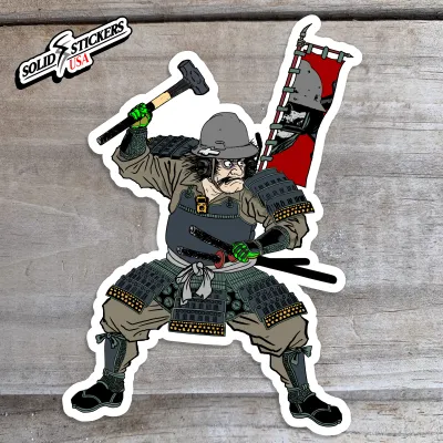 Frac Samurai Vinyl Sticker