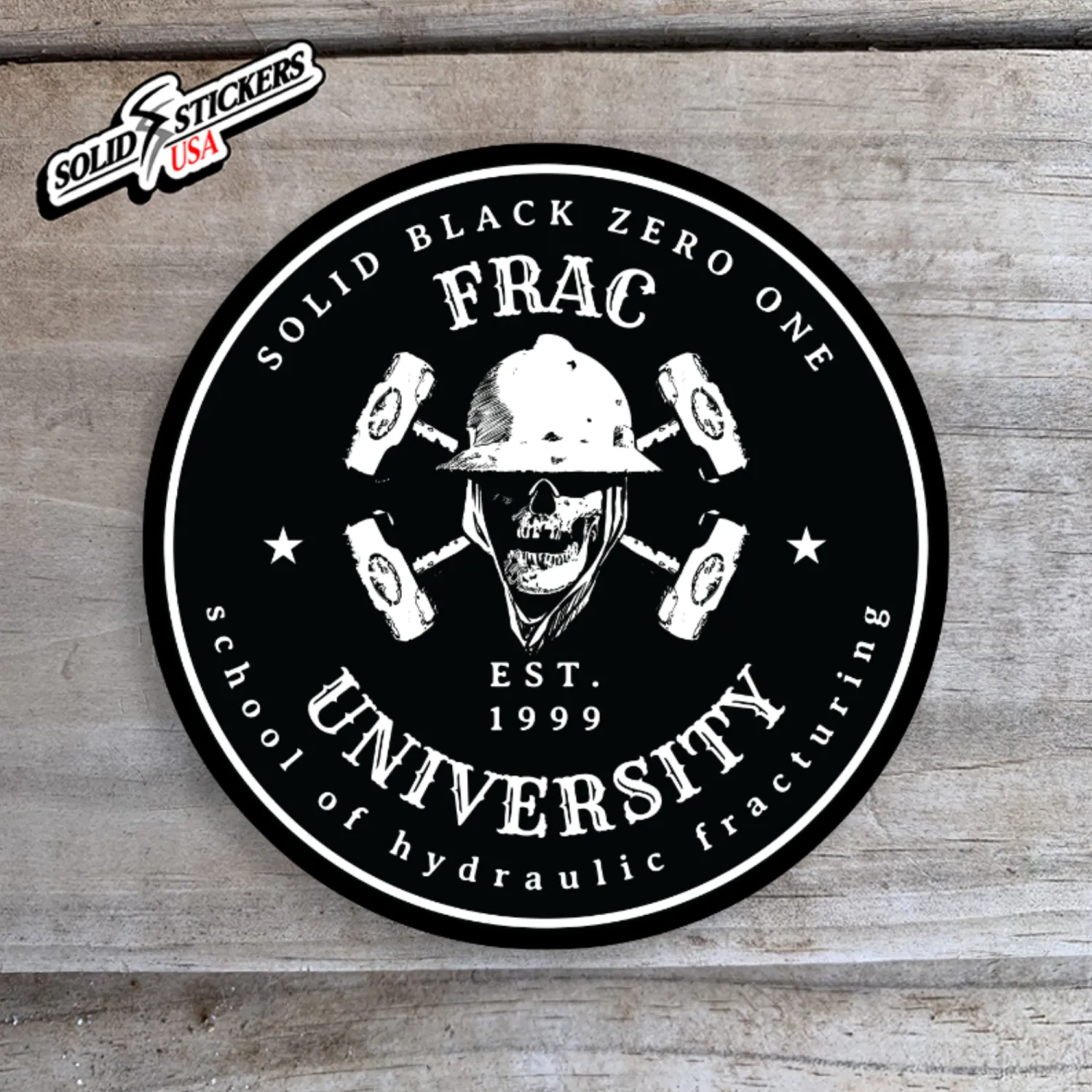 Frac University Vinyl  Sticker