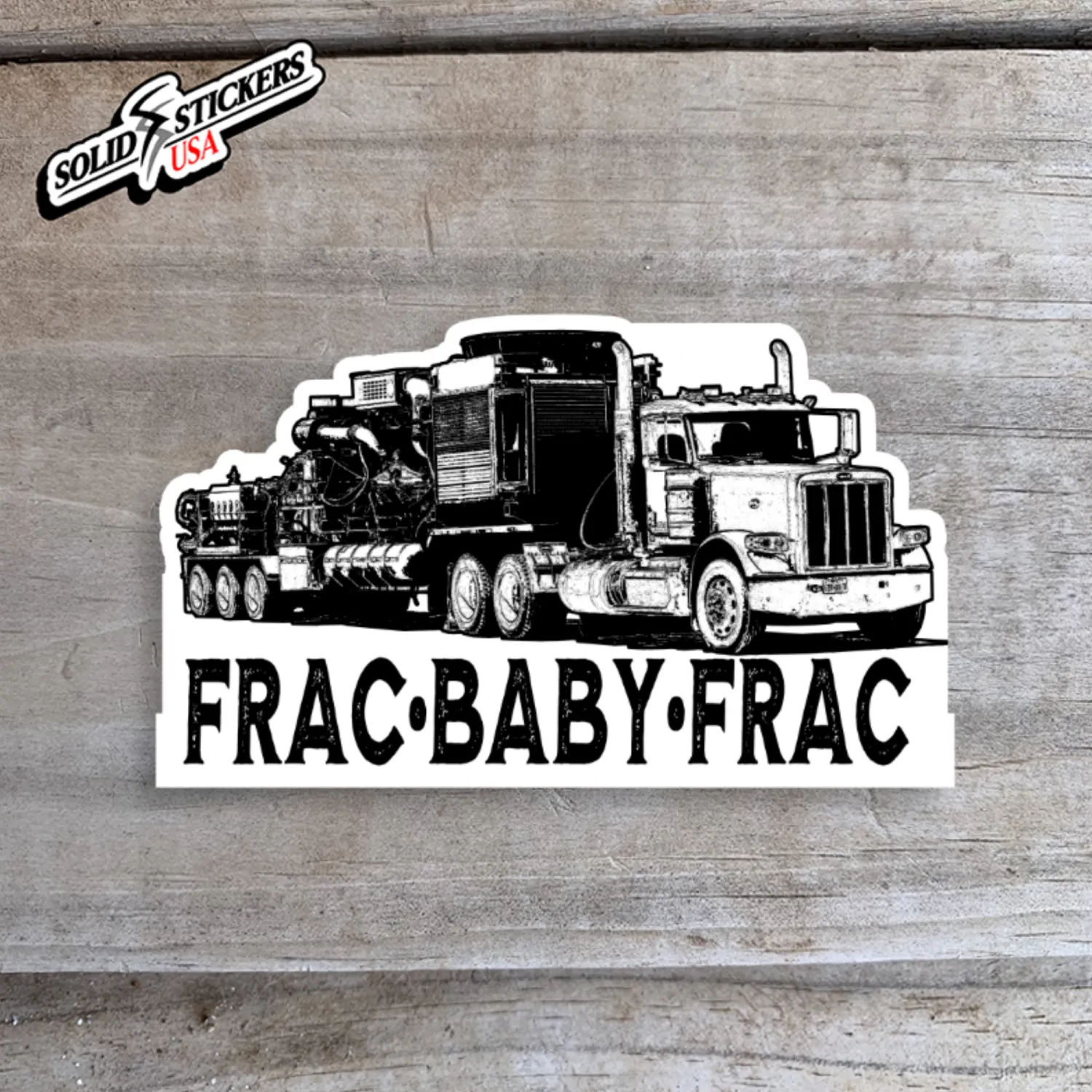 Frac Baby Frac Vinyl Sticker