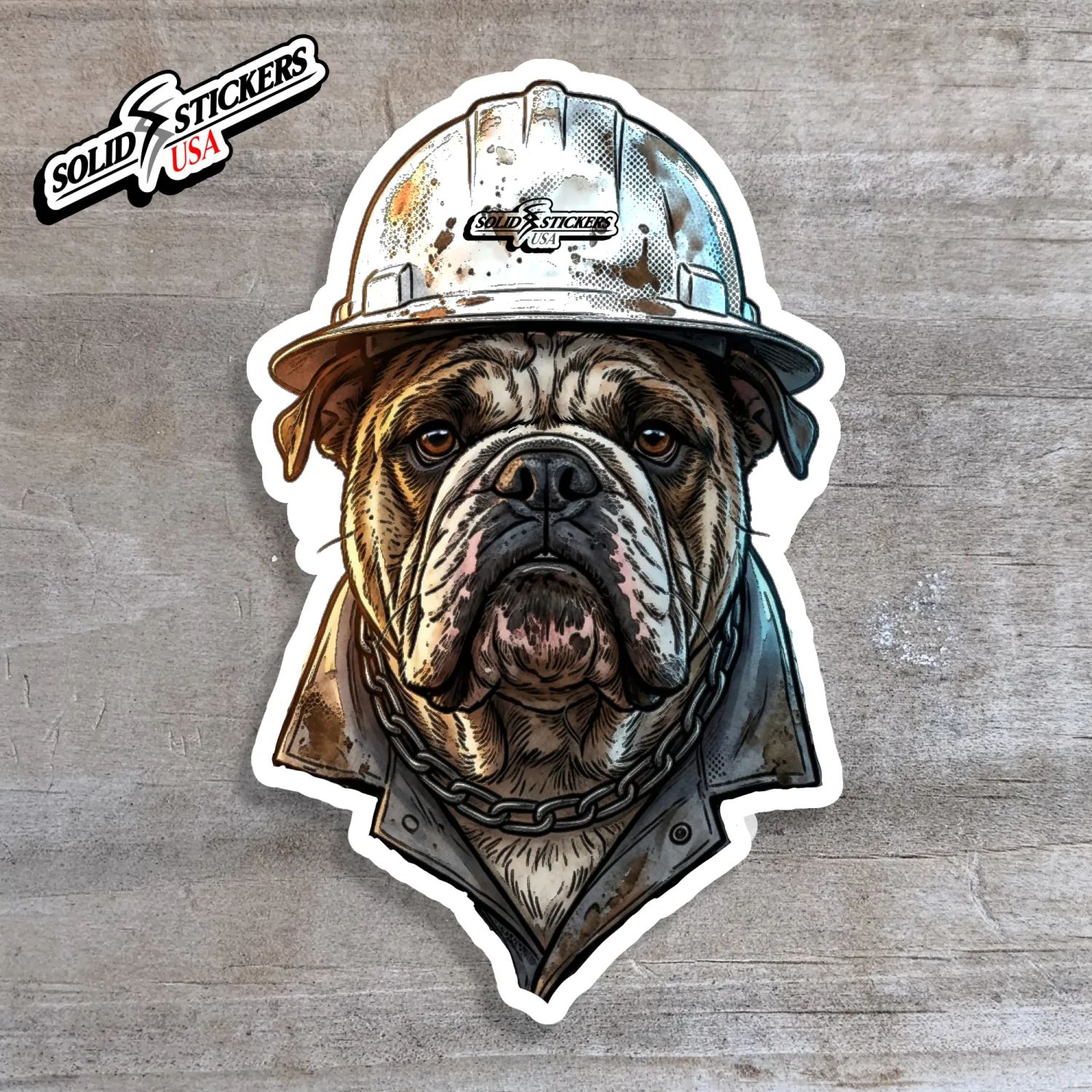 Oilfield Bulldog Vinyl Sticker