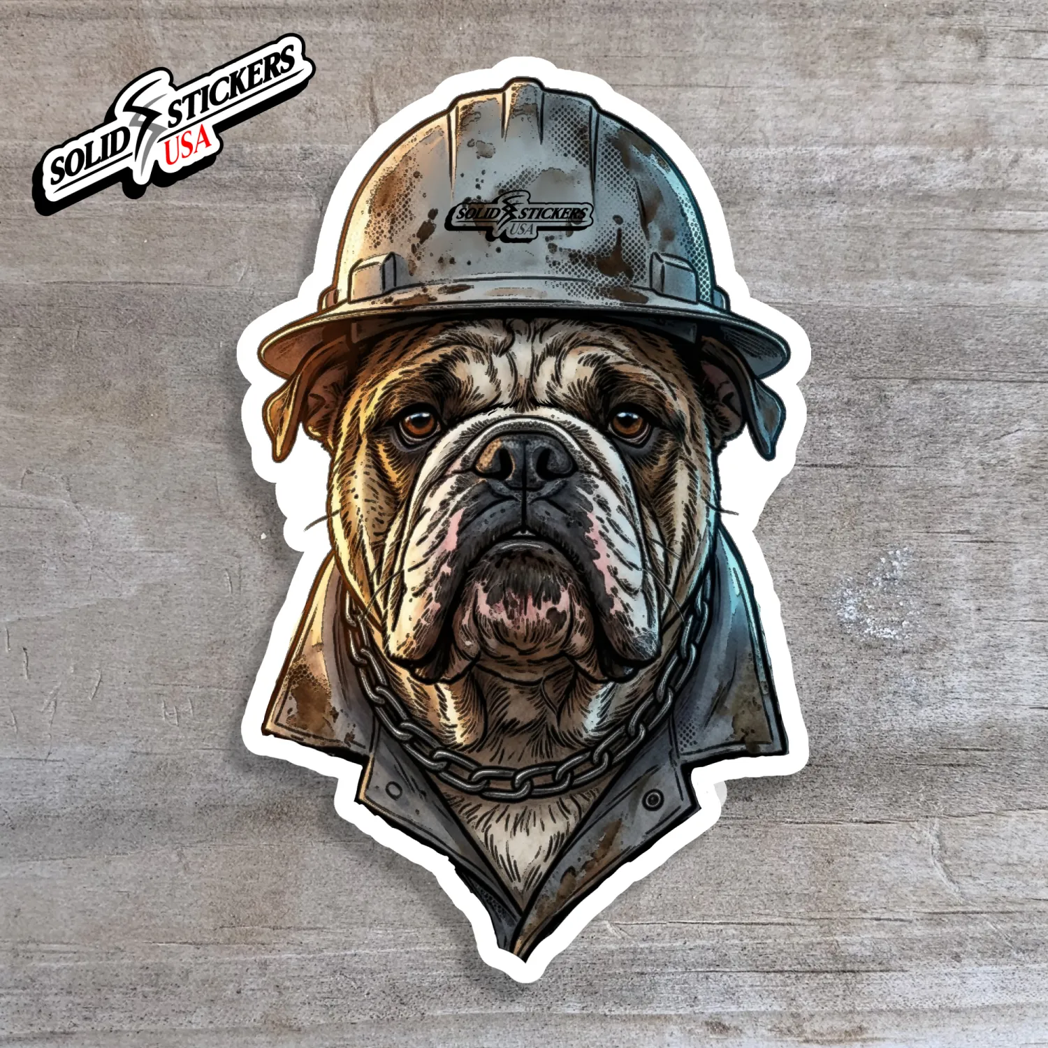 Oilfield Bulldog Vinyl Sticker