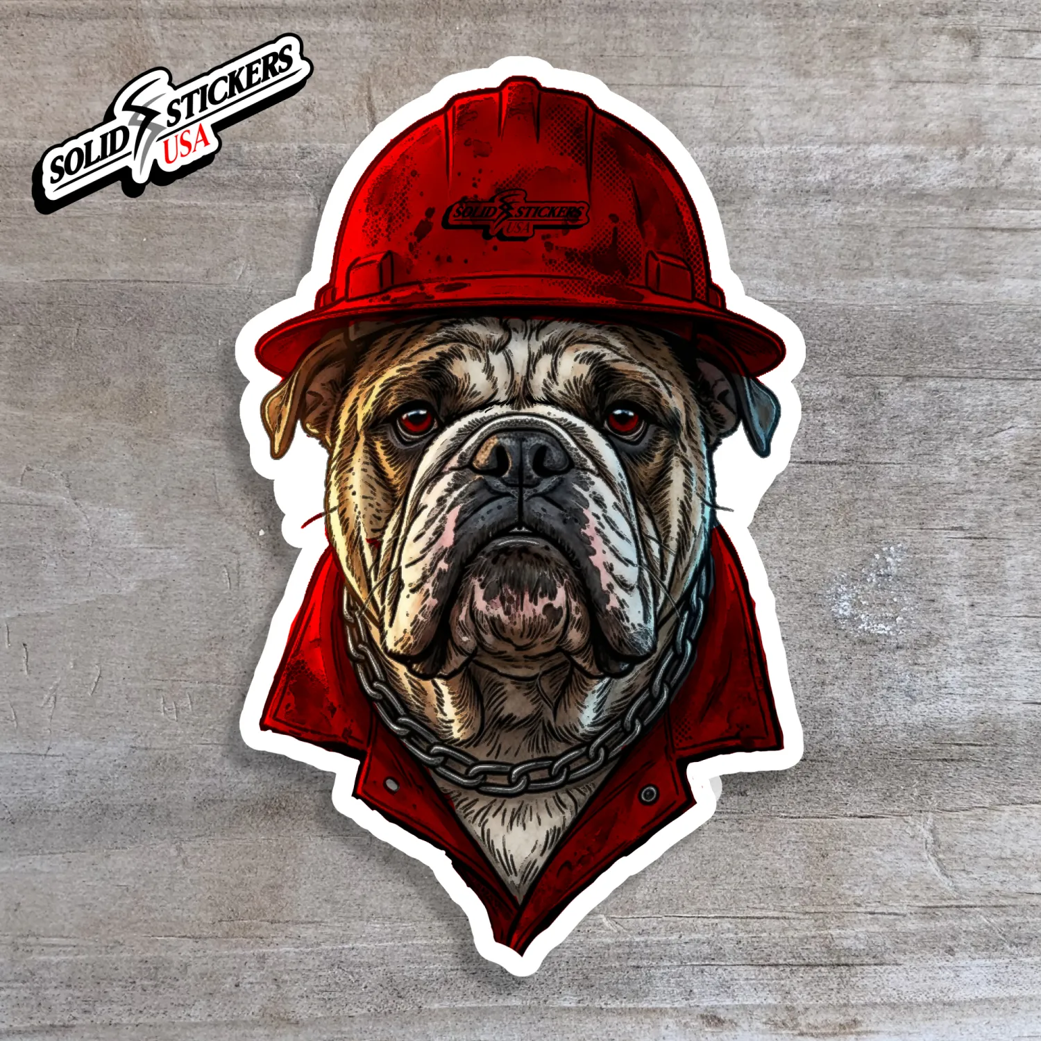 Oilfield Bulldog Vinyl Sticker