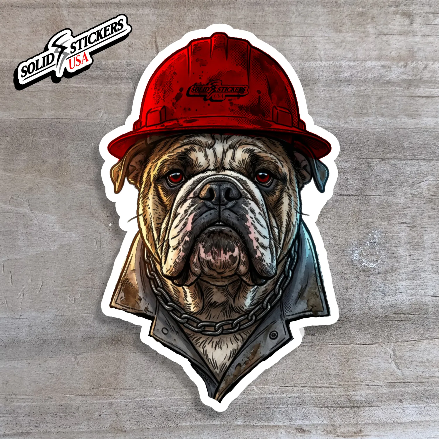 Oilfield Bulldog Vinyl Sticker