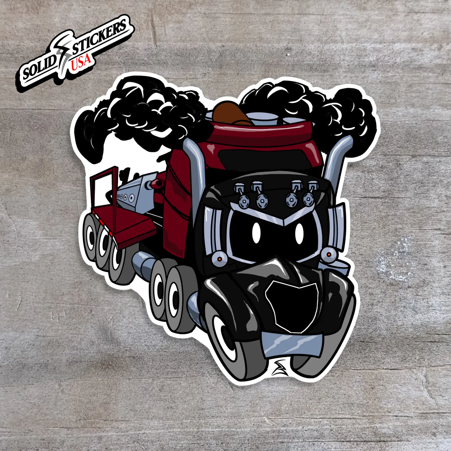 Toon Frac Pump Vinyl Sticker