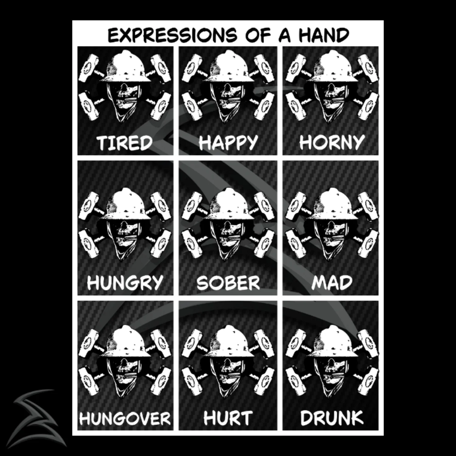 Skull &amp; Hammers Expressions of an Oilfield Hand T-Shirt